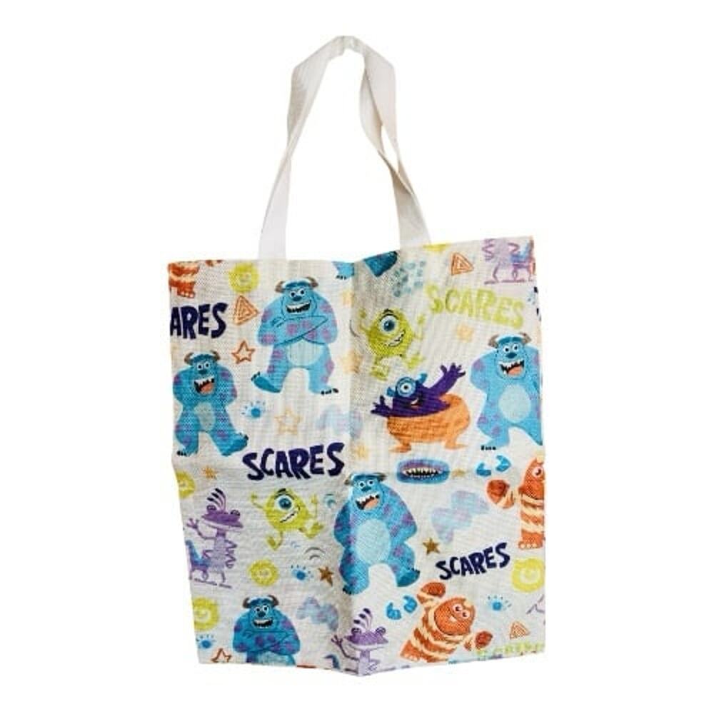 Disney Pixar Monsters Inc all over print canvas tote shopping bag